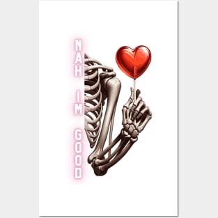 UnValentines Day | Skeleton Art Posters and Art